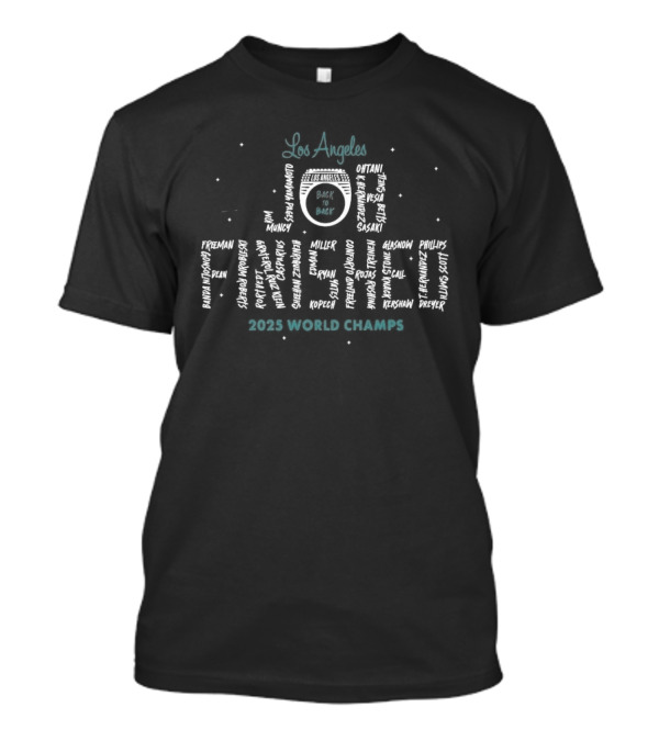 Los Angeles Job Finished 2025 World Champs T-Shirt