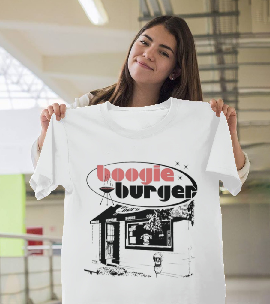 Boogie Burger Diner Fast Food Grill Retro Vintage Restaurant T-Shirt