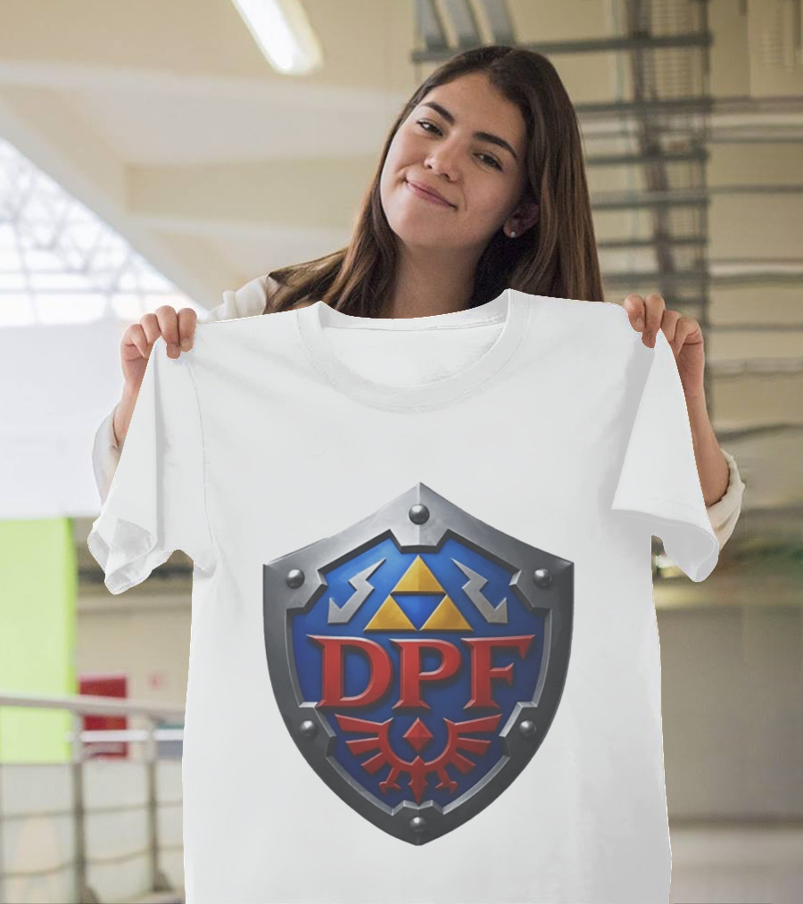 DPF Crest Shield Hylian Gamer Zelda TriForce T-Shirt