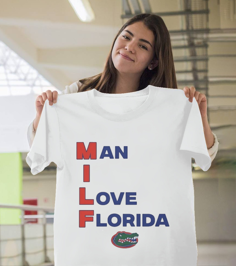 Man I Love Florida Gators College Football Gator T-Shirt