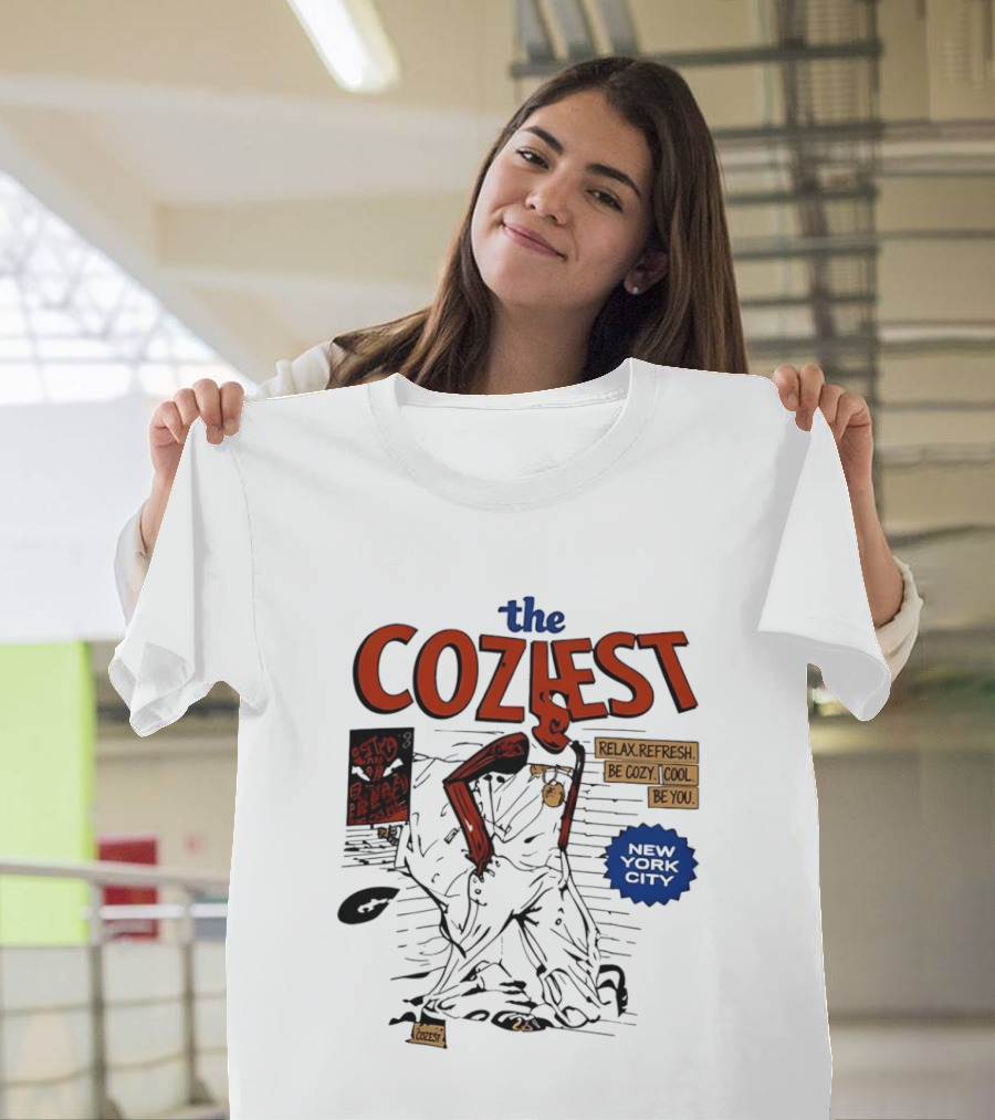 Jalen Brunson The Coziest New York City Relax Refresh Be Cozy Cool Be You T-Shirt