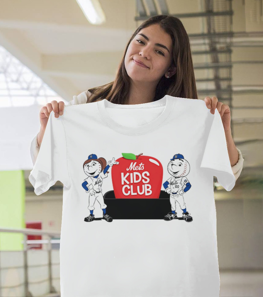 Mr And Mrs Met Kids Club New York Mets T-Shirt