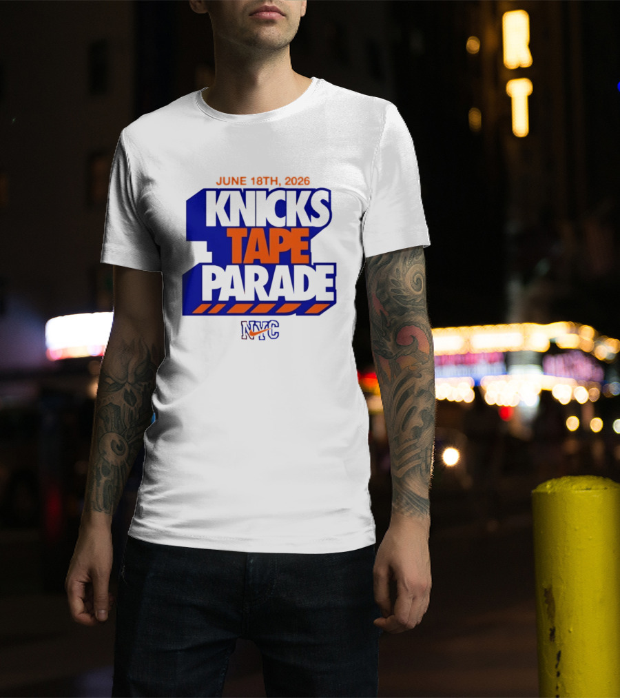June 18th 2026 Knicks Tape Parade NYC NBA T-Shirt