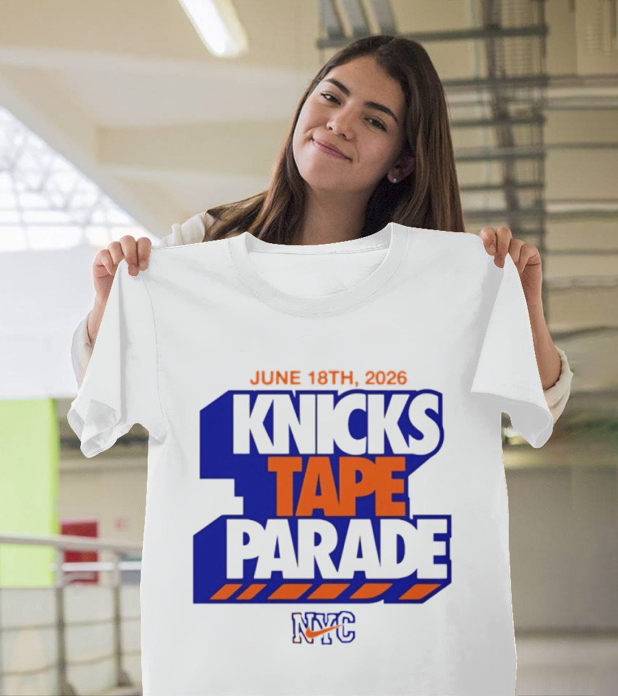 June 18th 2026 Knicks Tape Parade NYC NBA T-Shirt