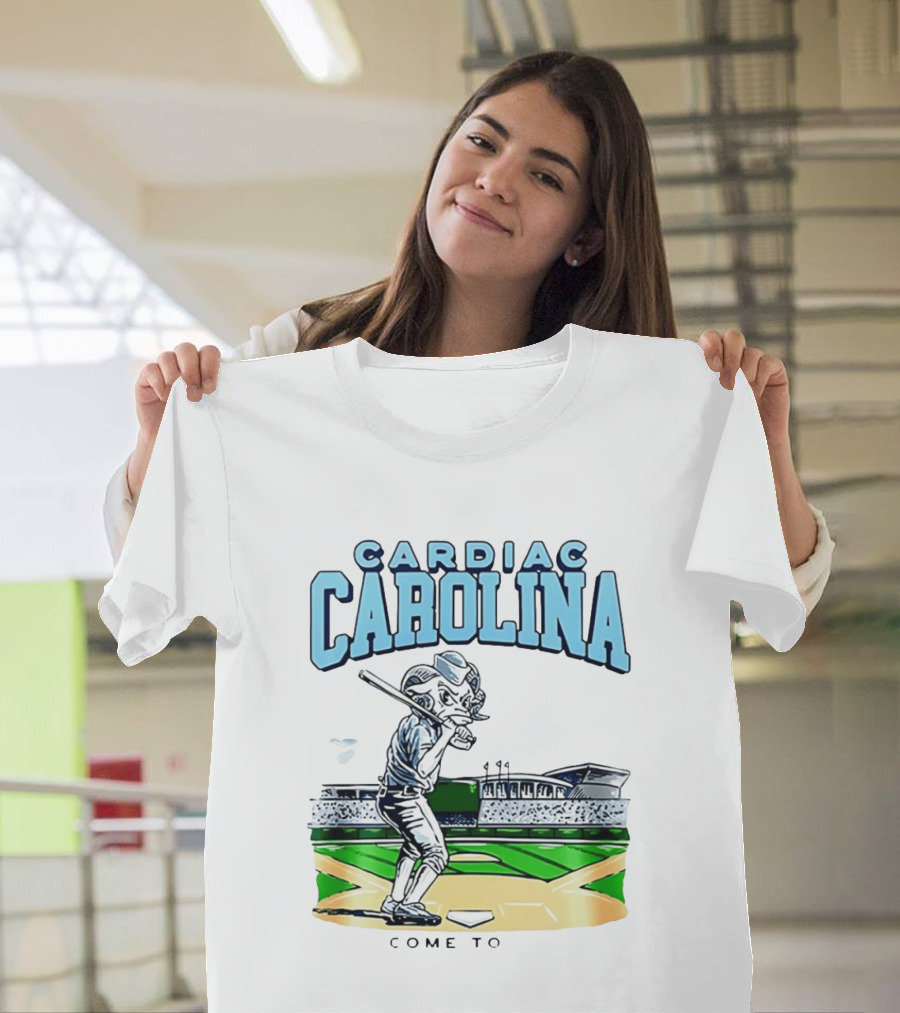 Cardiac Carolina Come To Omaha North Carolina Tar Heels X Cardiac Carolina Welcome To Omaha 2026 T-Shirt