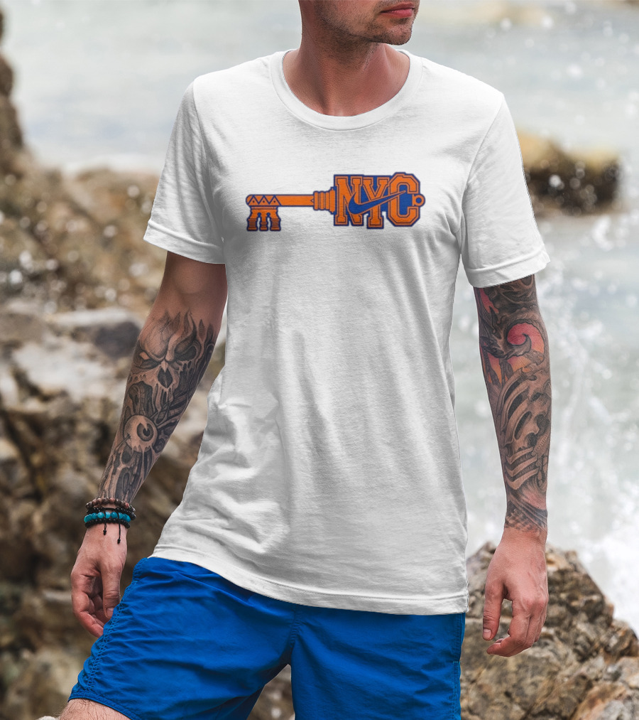 NYC Key New York Knicks Basketball Nike T-Shirt