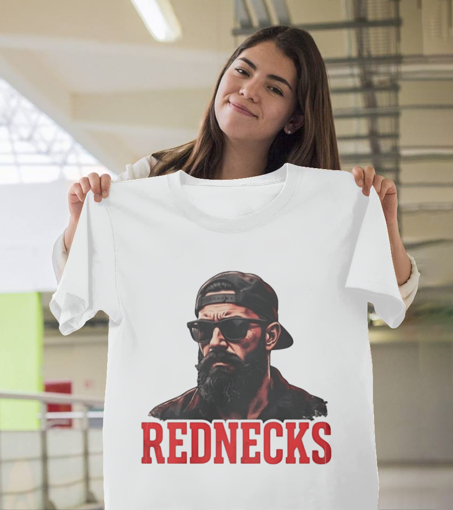 Rednecks Bearded Man Sunglasses Country Life T-Shirt