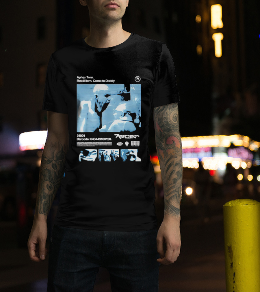 Aphex Twin Richard D James Come To Daddy 31001 Barcode 636461308120 T-Shirt