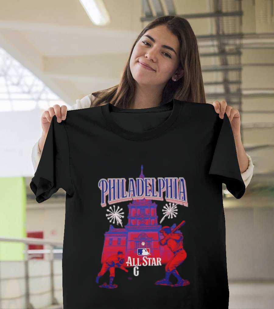 Philadelphia MLB All Star Game 2026 Independence Hall Baseball T-Shirt