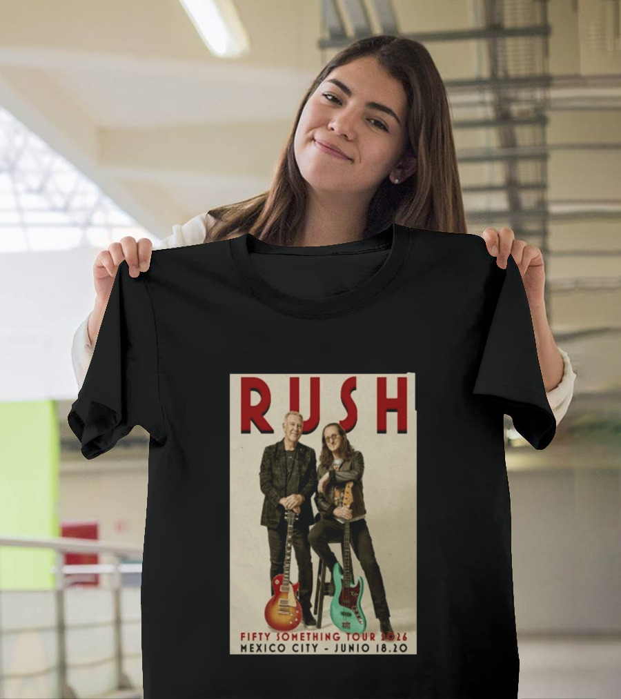 RUSH Mexico City Fifty Catfifty June 19 2026 Show T-Shirt
