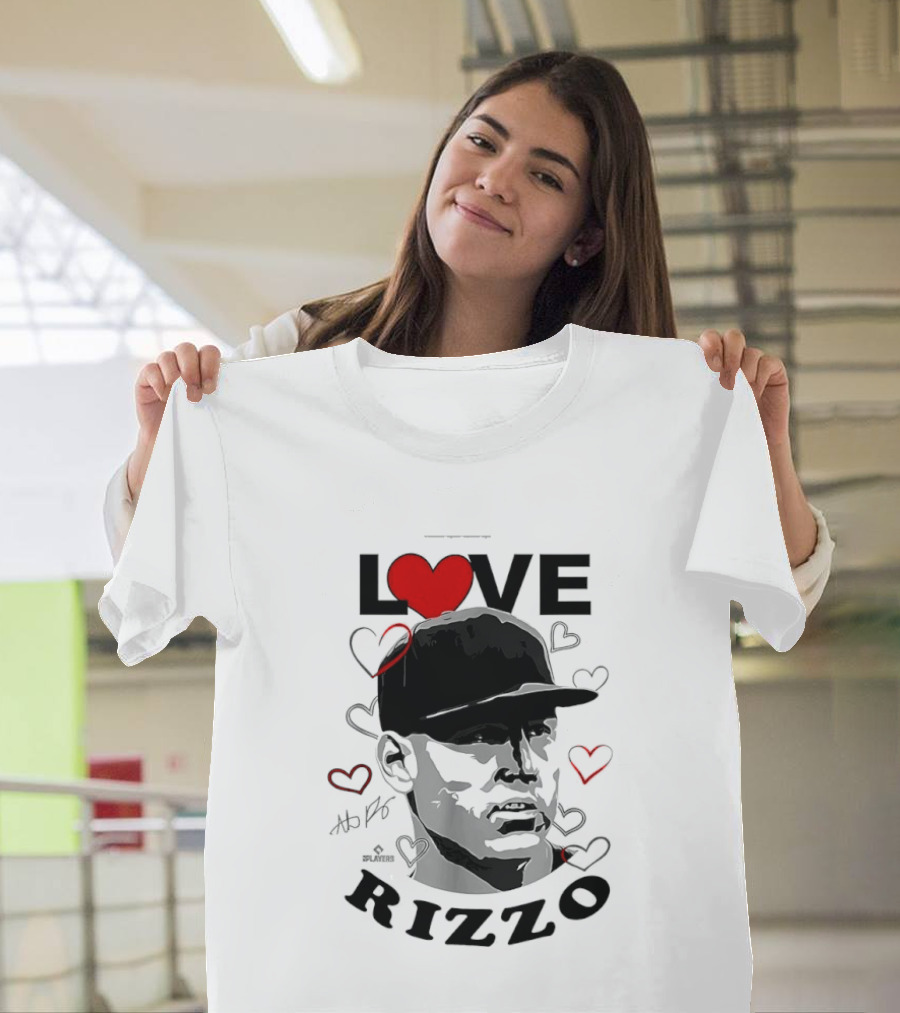 Love Heart Anthony Rizzo New York Yankees Baseball T-Shirt