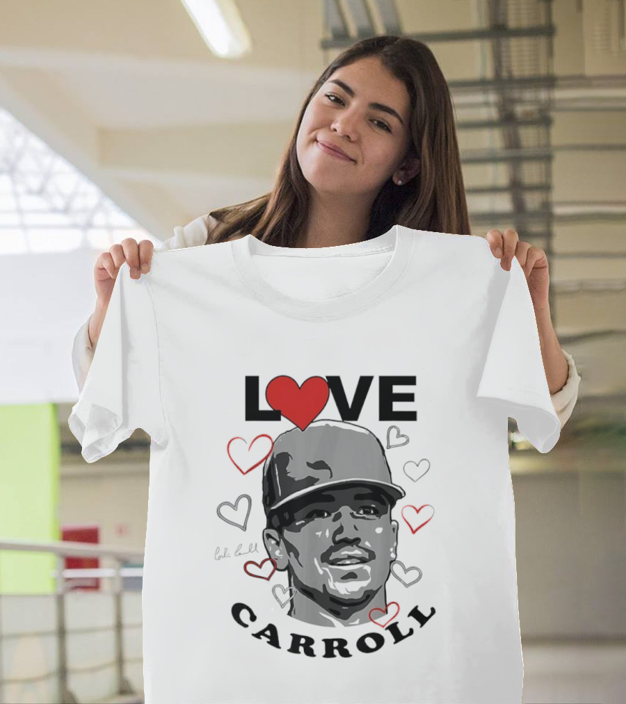 Love Corbin Carroll Heart Baseball Arizona Diamondbacks T-Shirt