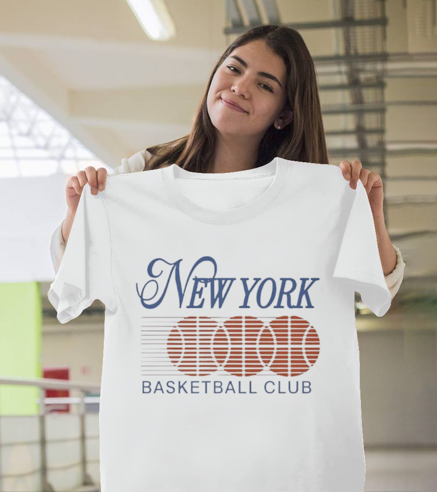 New York Basketball Club Vintage Retro Hoops T-Shirt