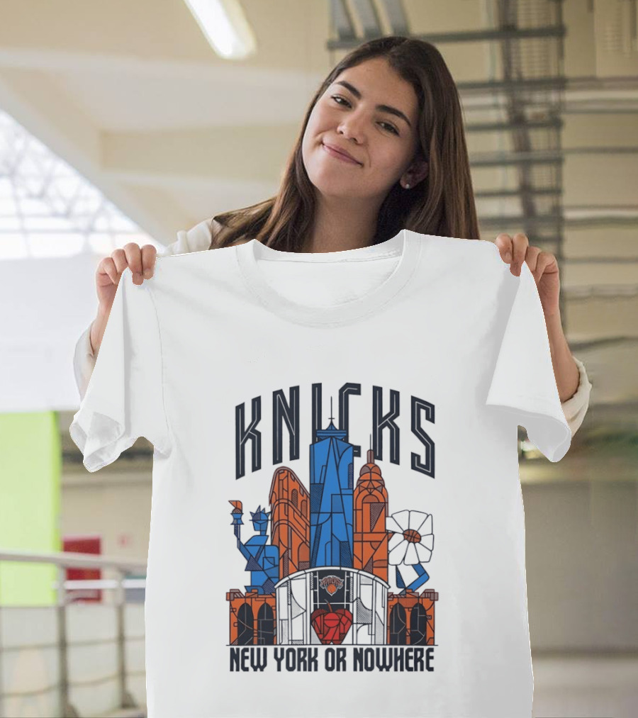 Knicks New York Or Nowhere Skyline 2026 T-Shirt