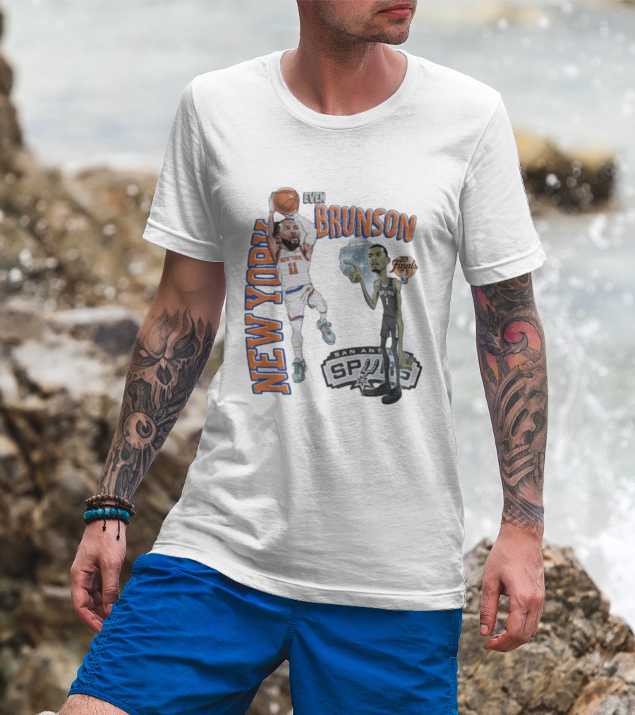 New York Even Brunson NBA Finals San Antonio Spurs T-Shirt