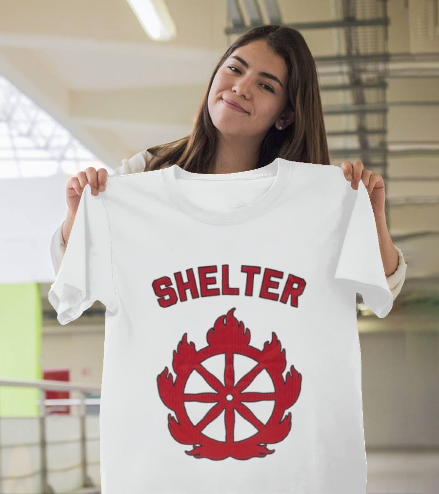 Shelter Mantra 95 Flaming Wheel T-Shirt
