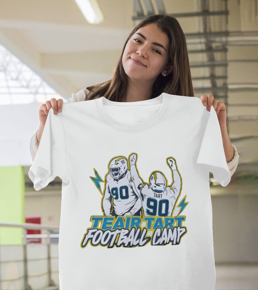 Teair Tart Football Camp 90 Los Angeles Chargers Players T-Shirt
