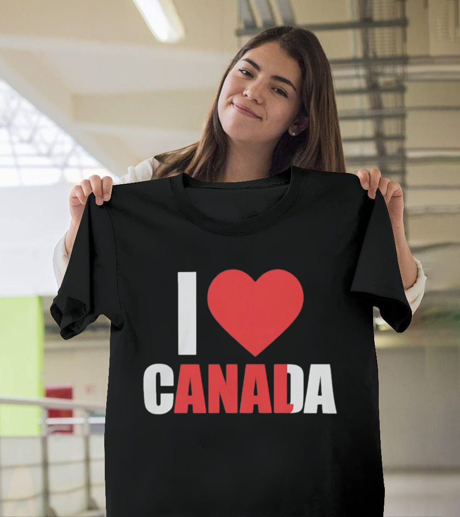 I Love Canada Heart Symbol CANADA T-Shirt