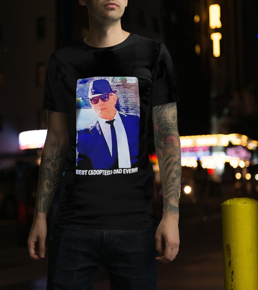 Blues Brothers Best Cadopted Dad Ever T-Shirt