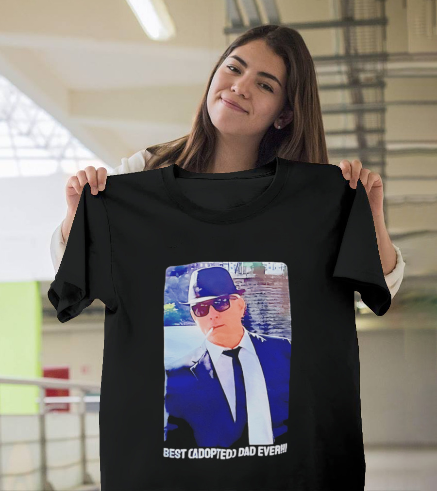 Blues Brothers Best Cadopted Dad Ever T-Shirt