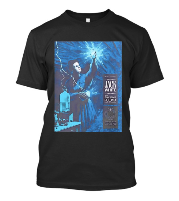 Jack White Marie Curie Warsaw Polonia 2026 Klub Stodola Event T-Shirt