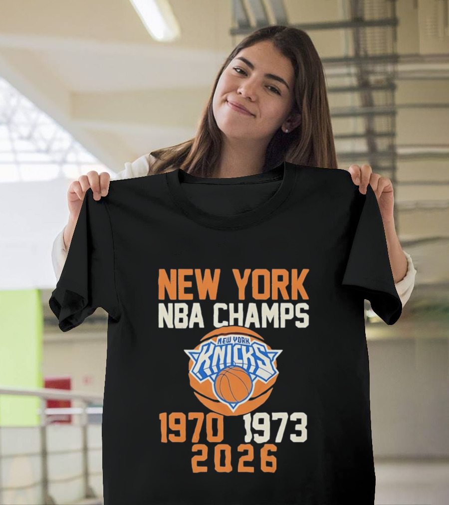 New York Knicks NBA Champs 1970 1973 2026 T-Shirt