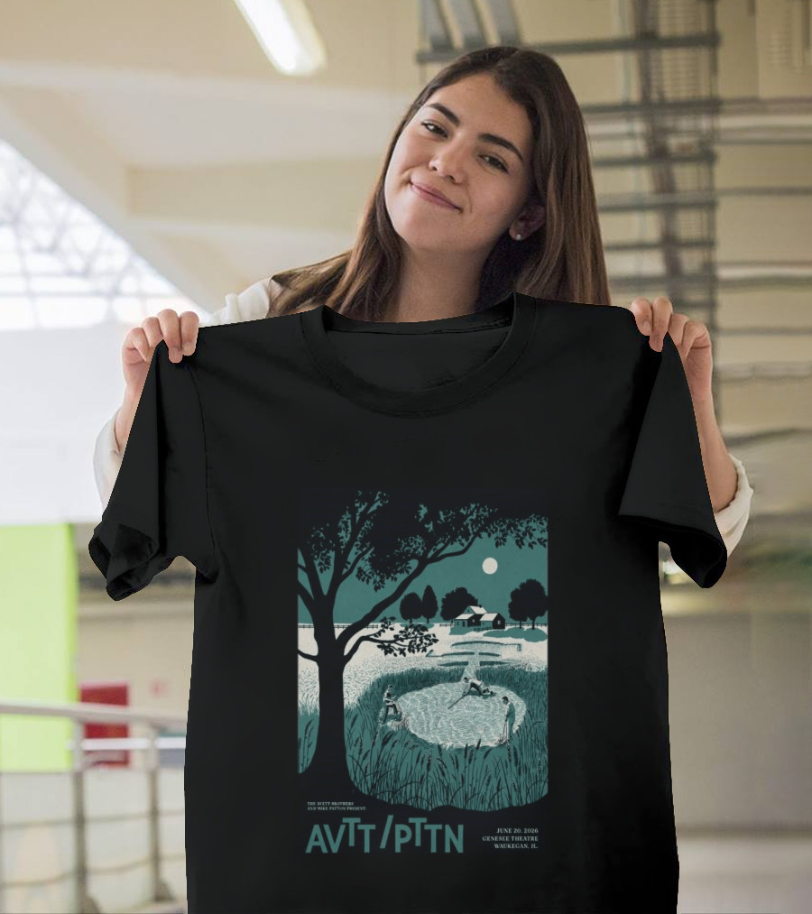The Avett Brothers And Nikki Patton Waukegan IL Genesee Theatre June 20 2026 T-Shirt