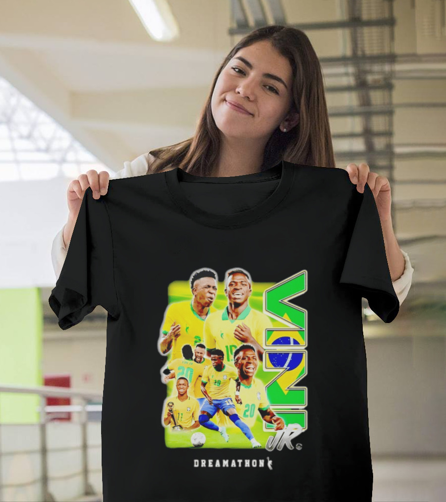 Vini Jr Brazil Dreamathon Soccer Moments T-Shirt