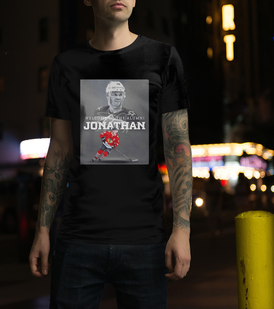 Welcome To The Alumni Jonathan Toews Chicago Hockey Legend T-Shirt