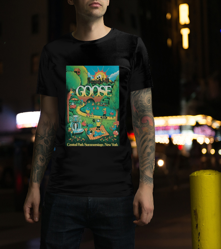 GOOSE Central Park Summerstage New York Jun 21 2026 T-Shirt