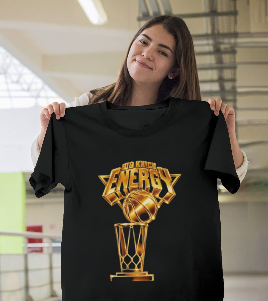 Big Knick Energy Trophy Basketball T-Shirt