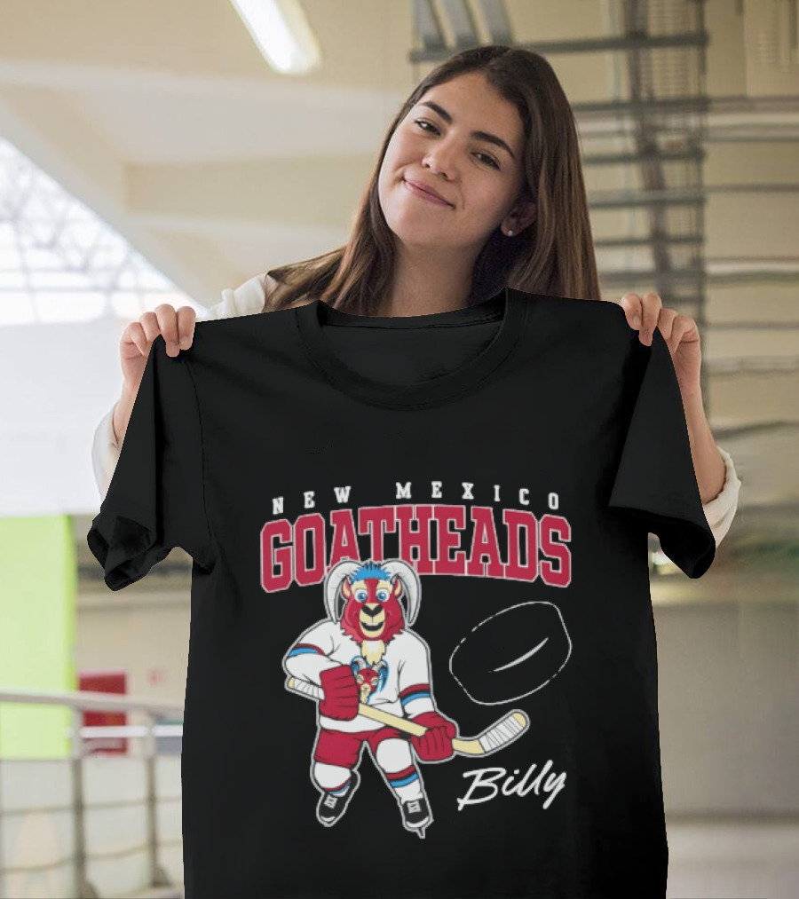 New Mexico Goatheads Billy Hockey T-Shirt