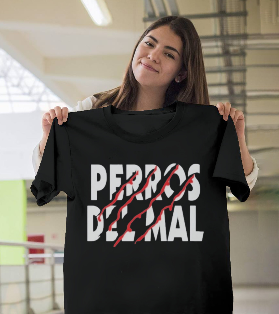 Perros Del Mal Scratch Red Claw Marks T-Shirt