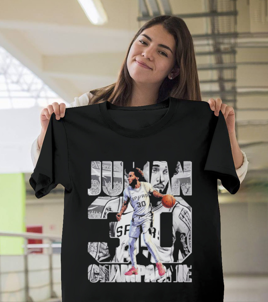 Julian Champagnie Spurs 30 Comic T-Shirt