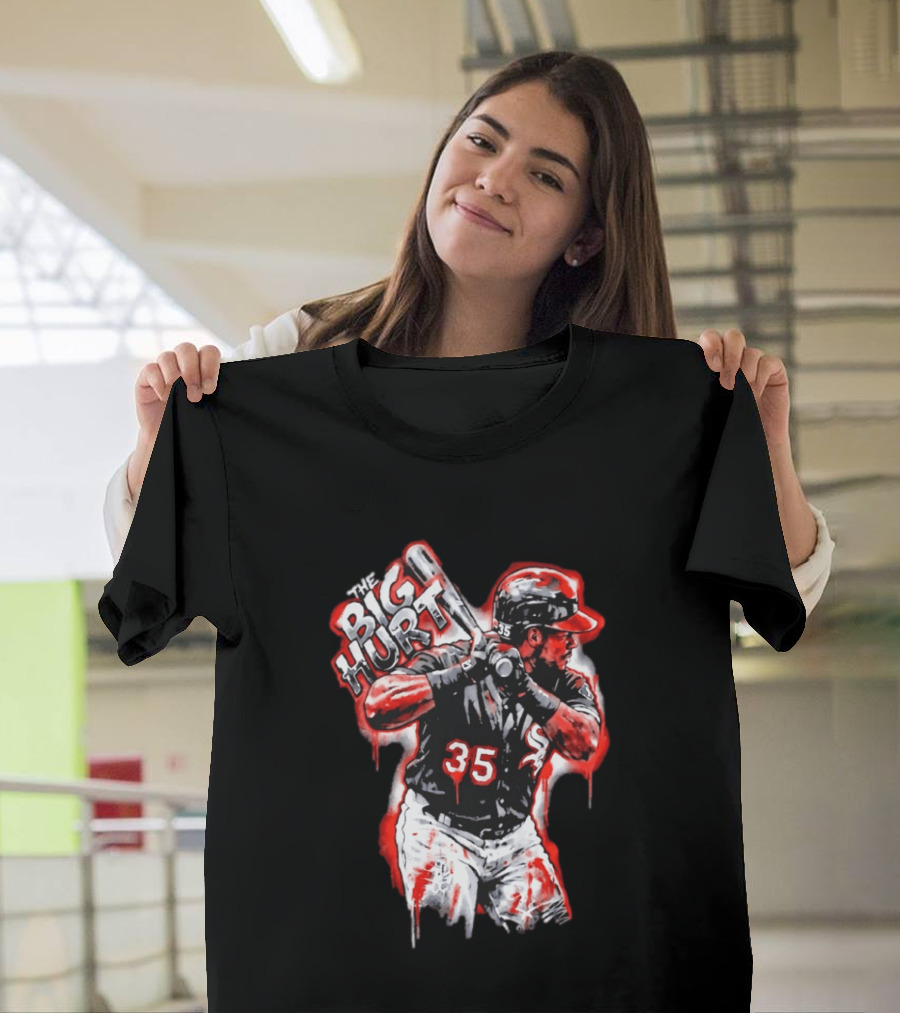 Frank Thomas The Big Hurt 35 Chicago White Sox T-Shirt