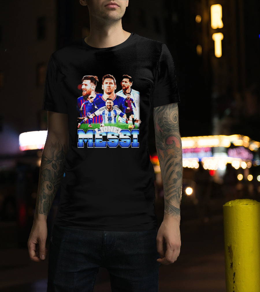 Lionel Messi Barcelona Paris Saint Germain Argentina Football Legend T-Shirt