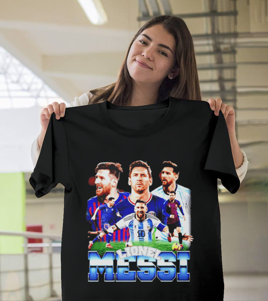 Lionel Messi Barcelona Paris Saint Germain Argentina Football Legend T-Shirt