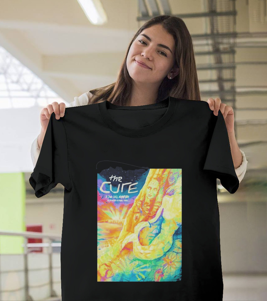 The Cure Isle Of Wight Festival Newport June 21 2026 Psychedelic T-Shirt