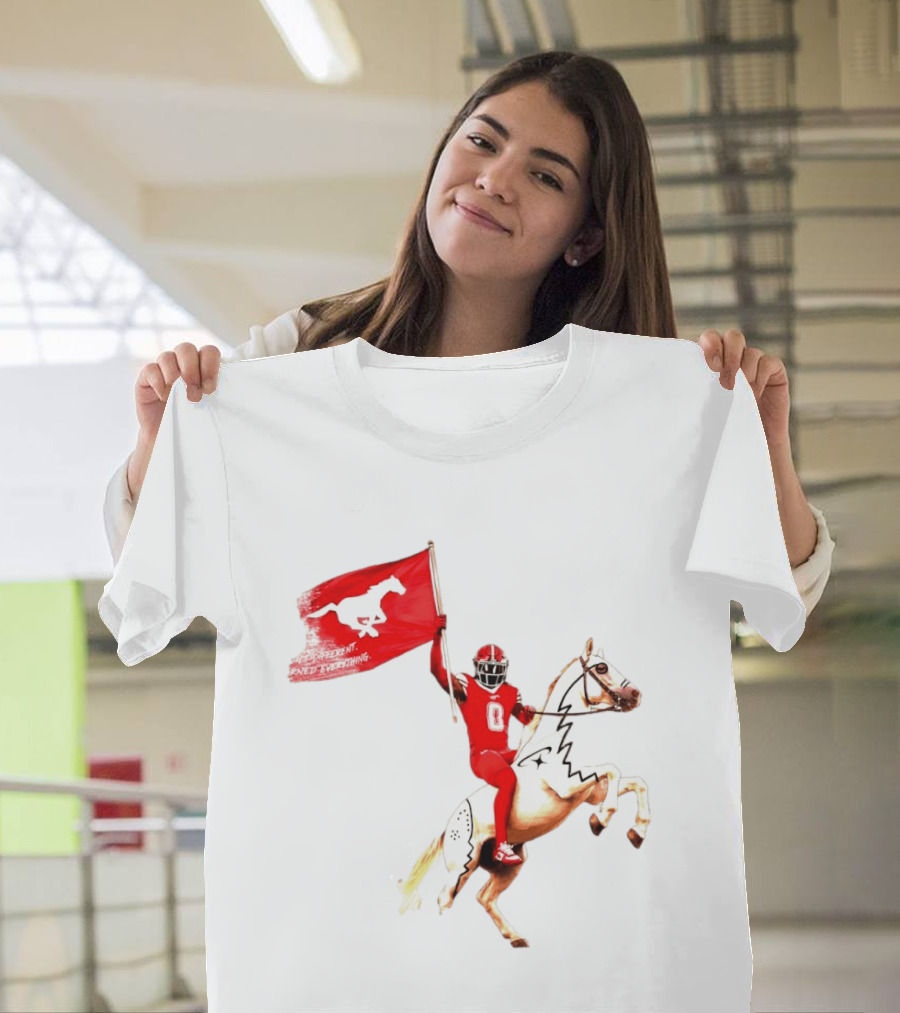 Calgary Stampeders Warhorse Adrian Greene Charity Flag Football T-Shirt
