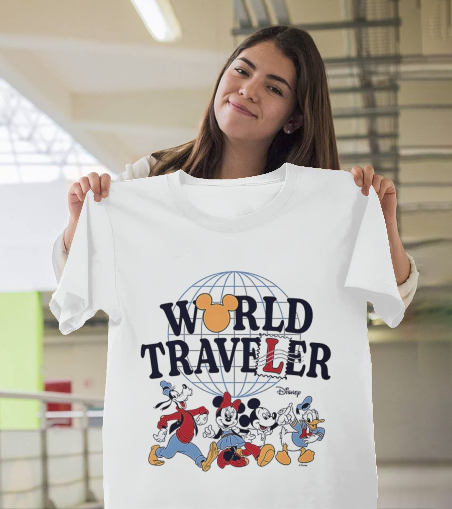 World Traveler Disney Mickey Mouse And Friends T-Shirt