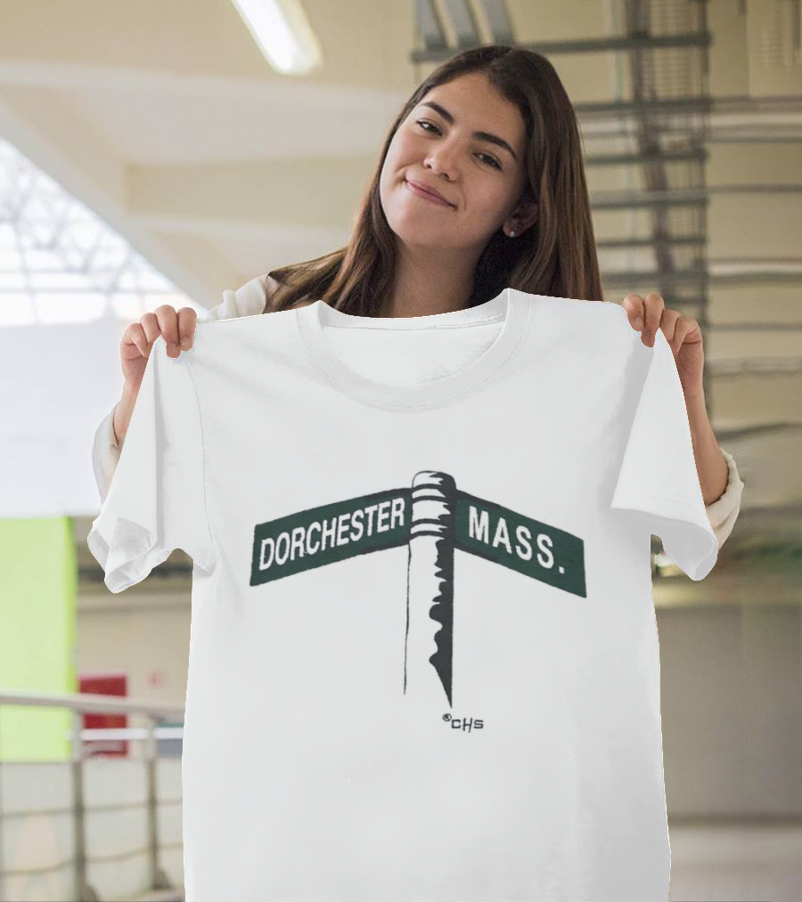 Dorchester Mass Street Sign Key T-Shirt
