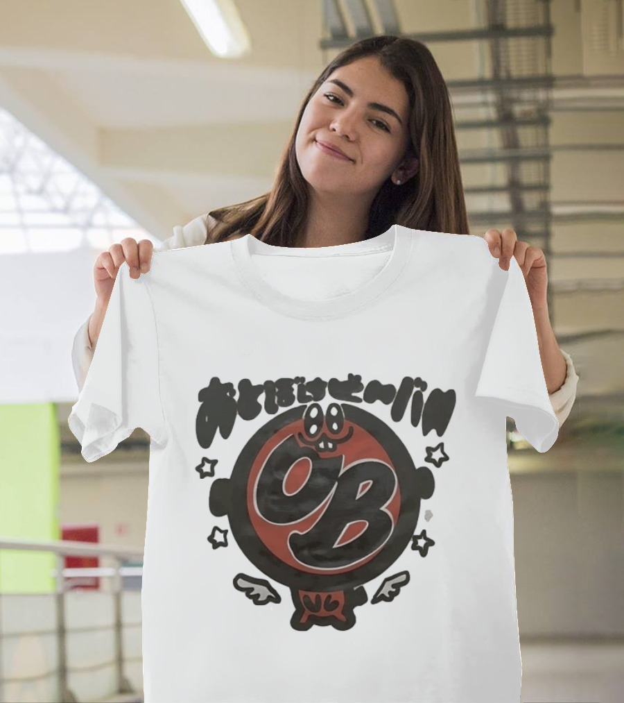 Otoboke Beaver 2026 Tour OB Logo With Cartoon Character And Stars T-Shirt
