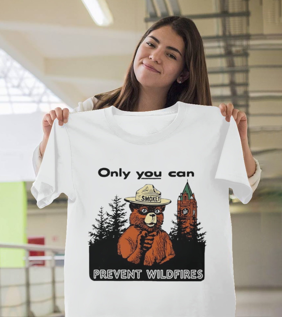 Only You Can Prevent Wildfires Smokey Bear X Montana Collaboration T-Shirt