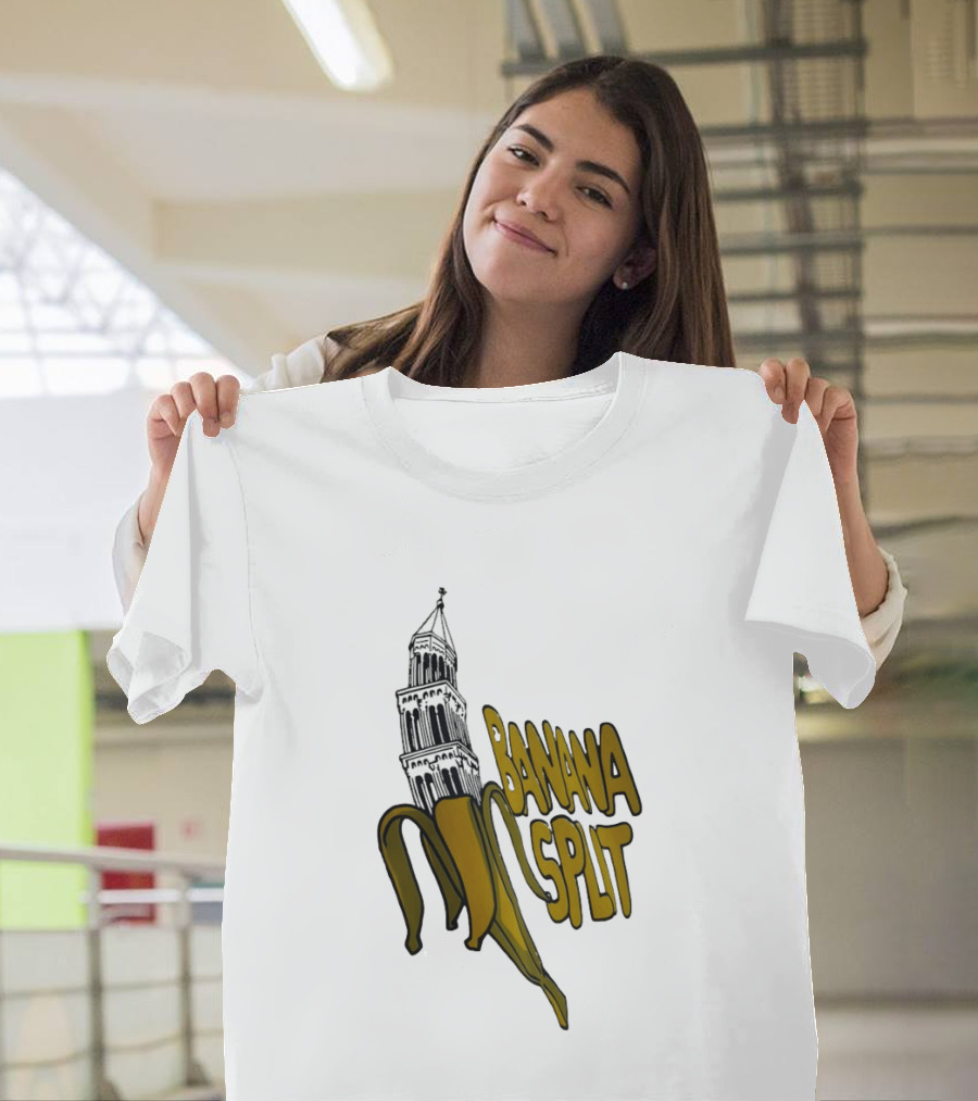 Split Diocese Bell Tower Banana Split Architecture T-Shirt