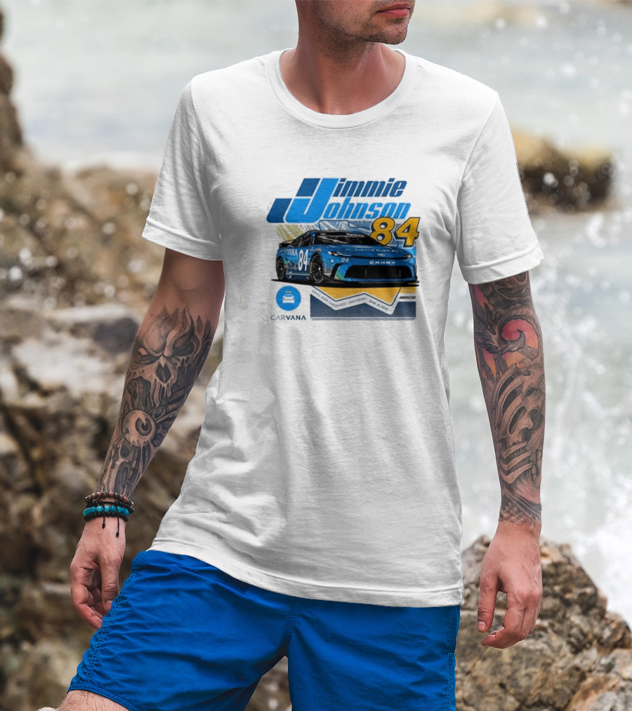 Jimmie Johnson 84 Carvana San Diego Paint Scheme 2026 T-Shirt