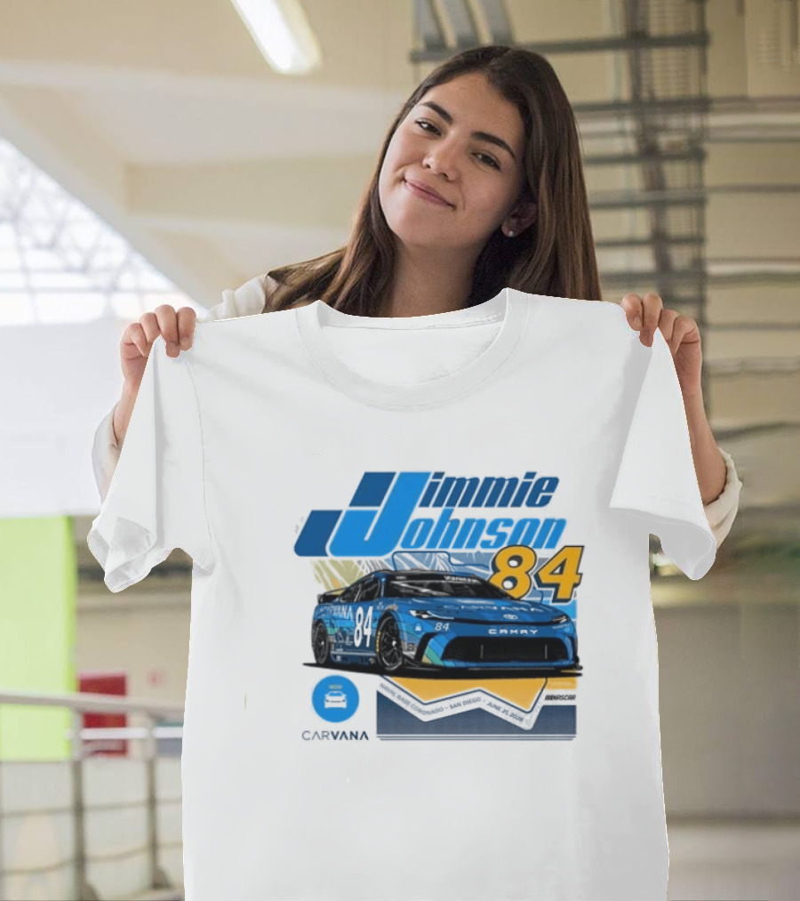 Jimmie Johnson 84 Carvana San Diego Paint Scheme 2026 T-Shirt