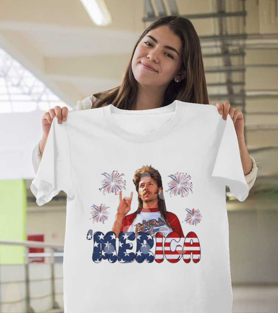 Joe Dirt 'Merica Fourth Of July Fireworks RockNRoll T-Shirt