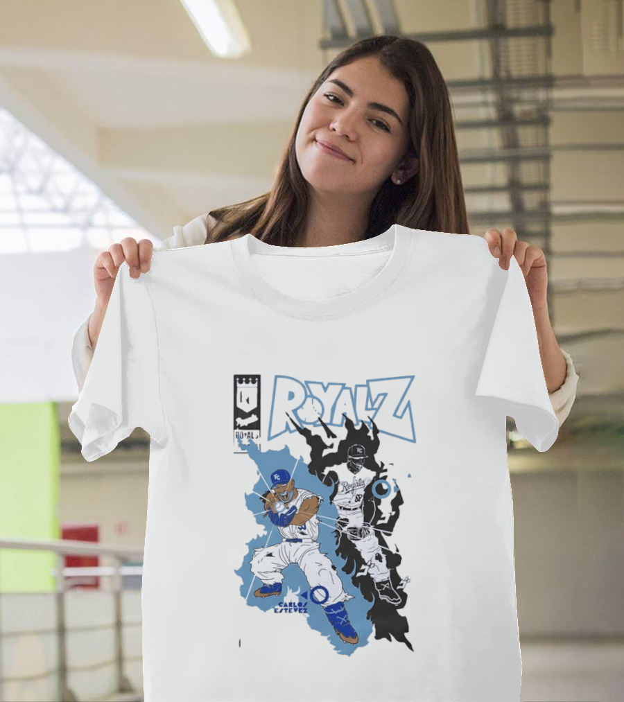 Kansas City Royals Dragon Balls Anime Crossover 2026 Carlos Estevez T-Shirt
