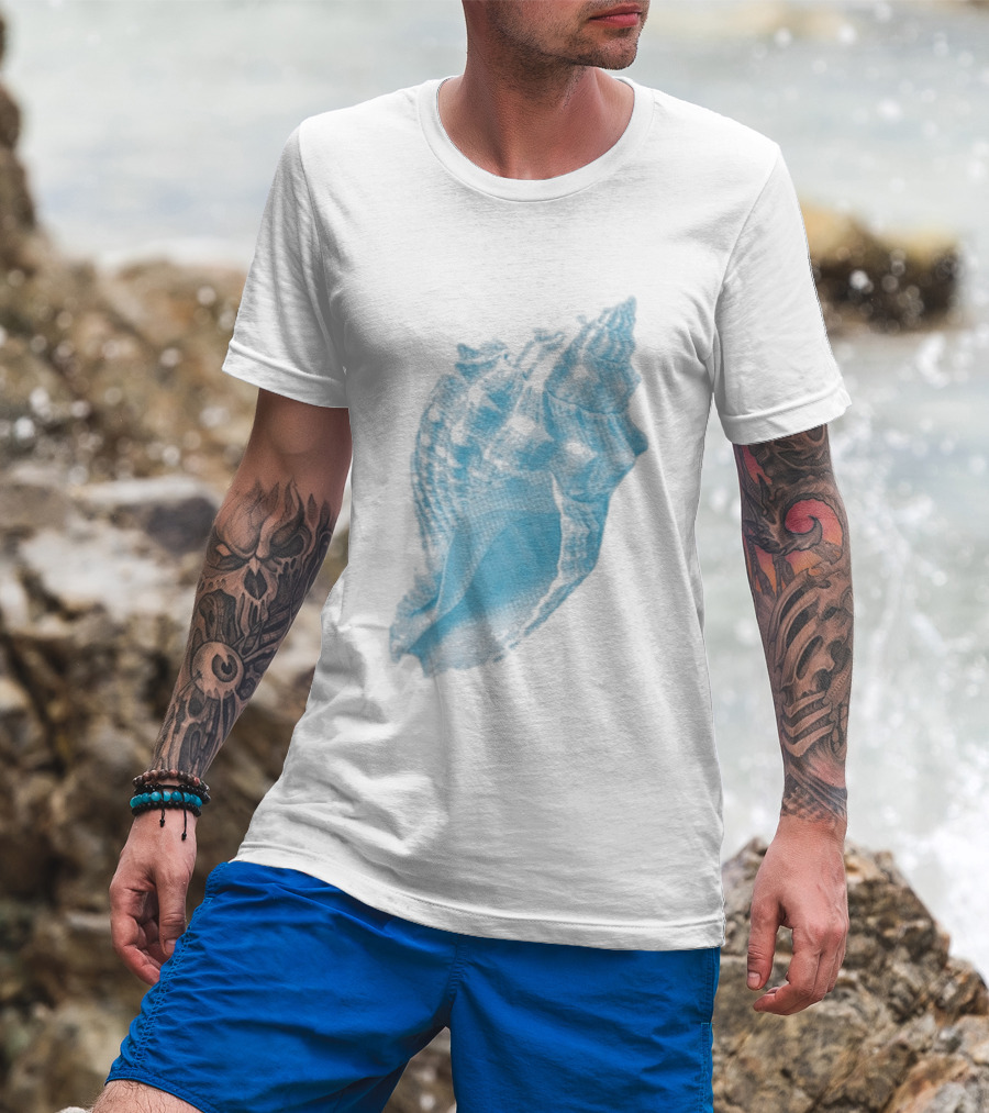 Sonder Haus Ocean Blue Conch T-Shirt