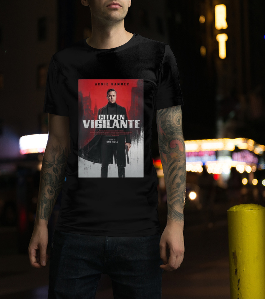 Armie Hammer Citizen Vigilante Film By Uwe Boll T-Shirt